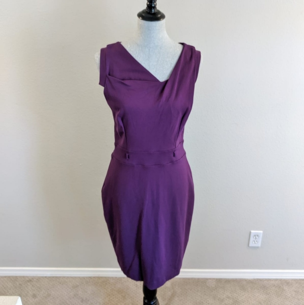 Professional Purple Dress - Stretchy